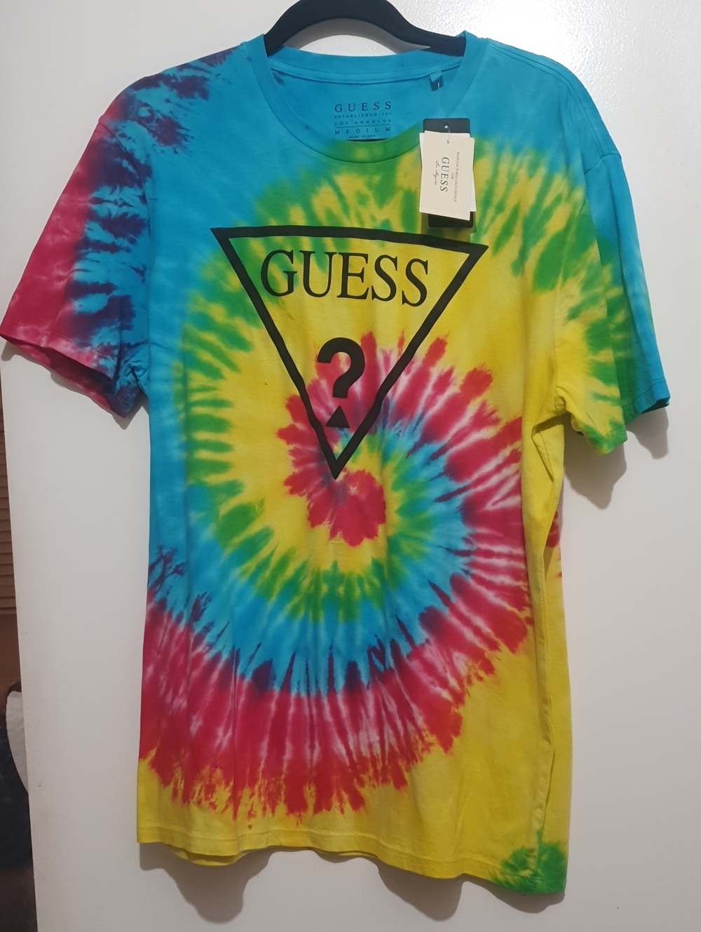 GUESS Men's Tee Tye Dye
